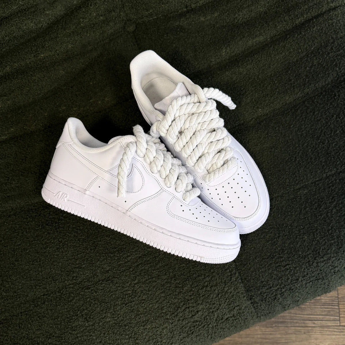 Zapatillas personalizadas con Cordones de cuerda personalizados AF1