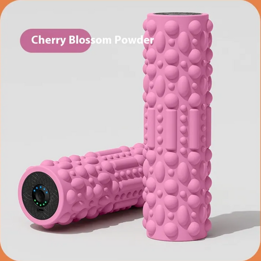 Rodillo de Espuma Eléctrico Herramienta de Relajación Muscular Rodillo para Piernas Equipo de Fitness Deportivo Columna de Yoga Vibratoria