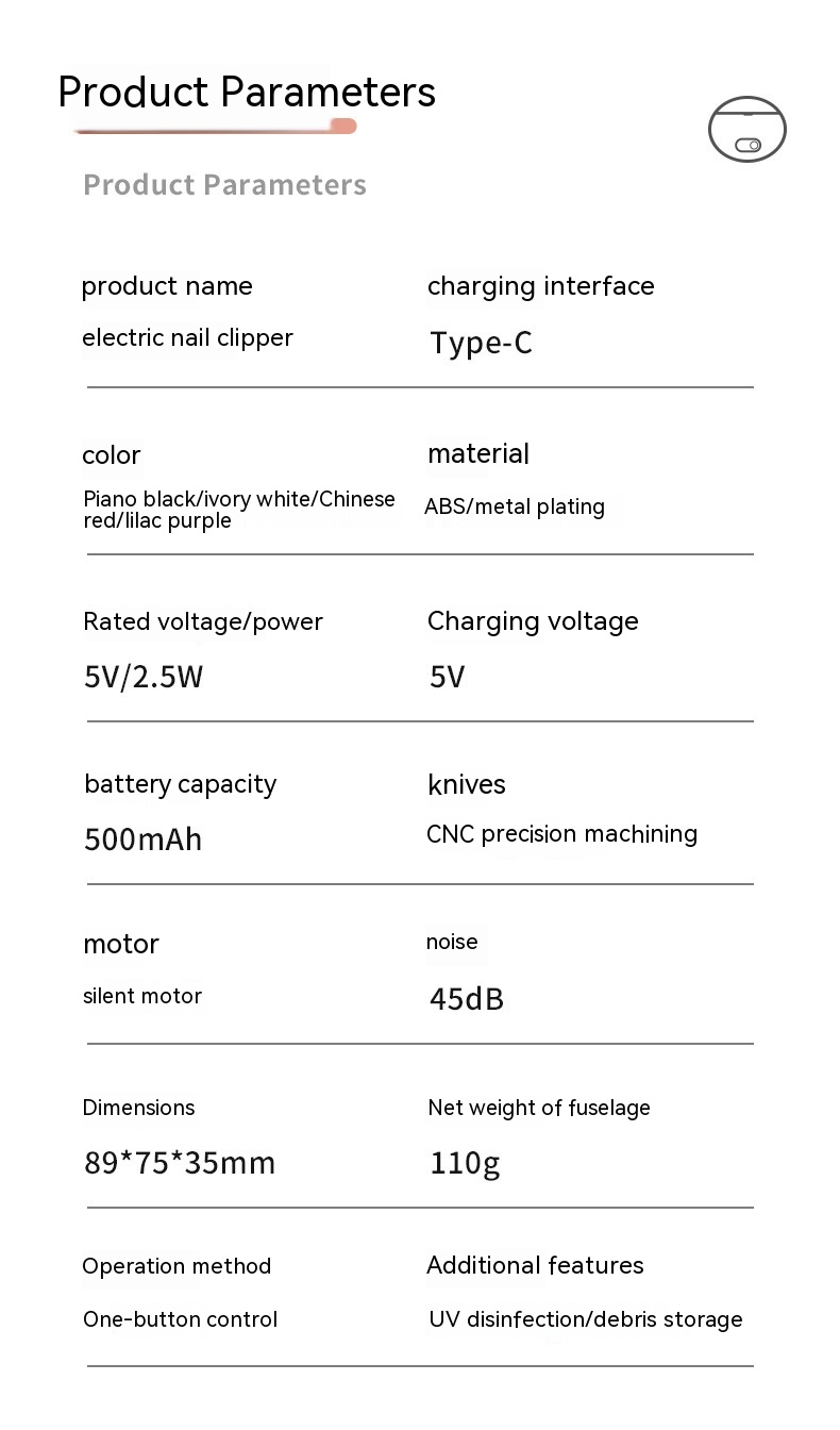 Cortauñas Eléctrico