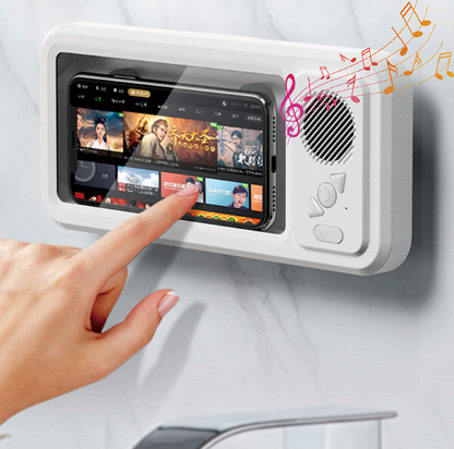 Altavoz Bluetooth Impermeable para Baño y Soporte para Teléfono
