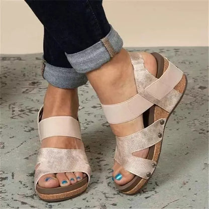 Summer Women's Large Size Wedge Heels Sandals