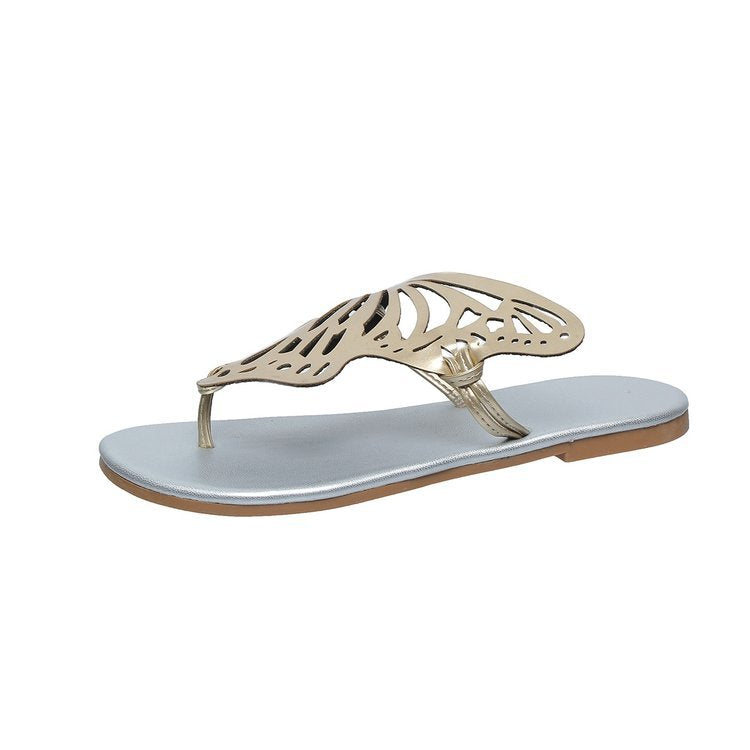 Hollow Butterfly Flip-Flops - Women's Summer Sandals
