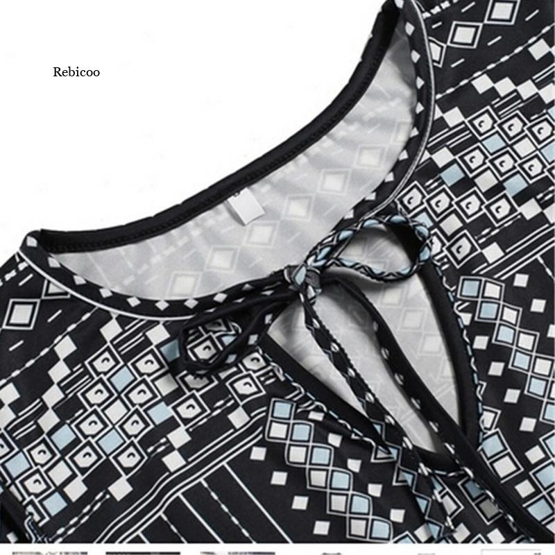 Elegant Vintage Print Women's Summer Jumpsuit