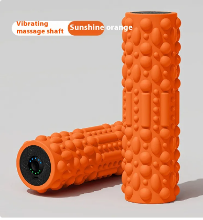 Rodillo de Espuma Eléctrico Herramienta de Relajación Muscular Rodillo para Piernas Equipo de Fitness Deportivo Columna de Yoga Vibratoria
