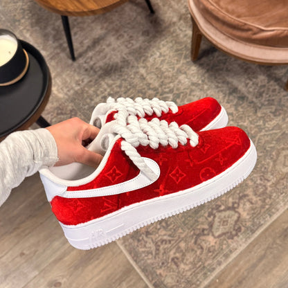 AF1 de terciopelo de diseñador personalizado