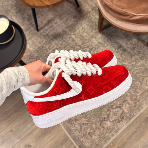 AF1 de terciopelo de diseñador personalizado