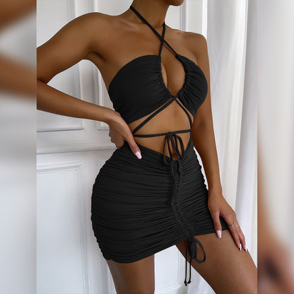 Women's Summer Hollow Out Sling Dress