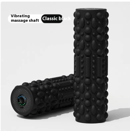 Rodillo de Espuma Eléctrico Herramienta de Relajación Muscular Rodillo para Piernas Equipo de Fitness Deportivo Columna de Yoga Vibratoria