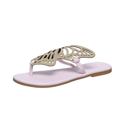 Hollow Butterfly Flip-Flops - Women's Summer Sandals