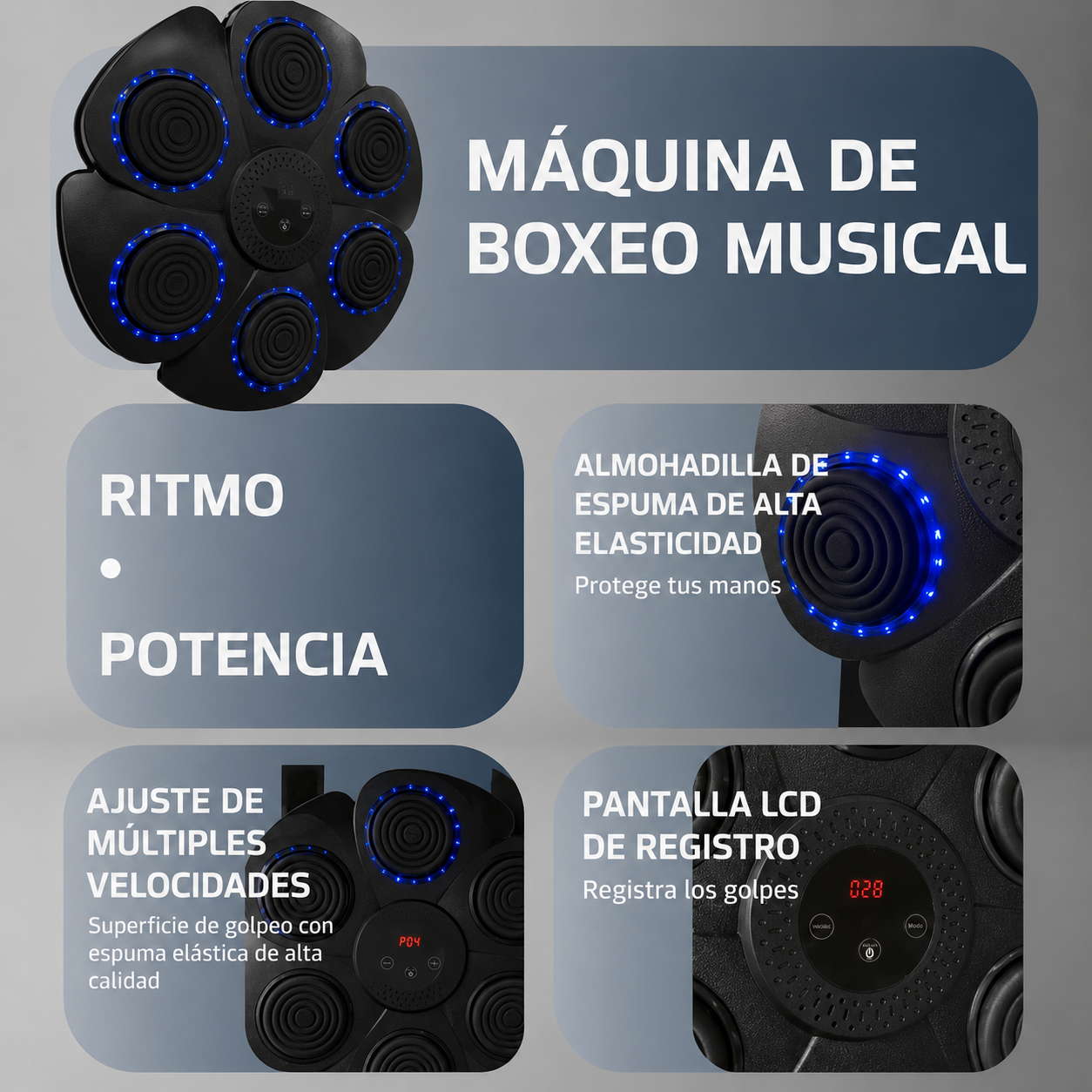 Máquina de Boxeo Interactiva